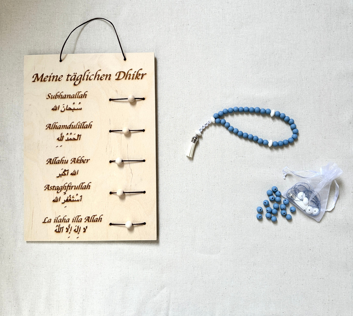 Tägliche Dhikr Set - DIY Tesbih Set & Tägliche Dhikr