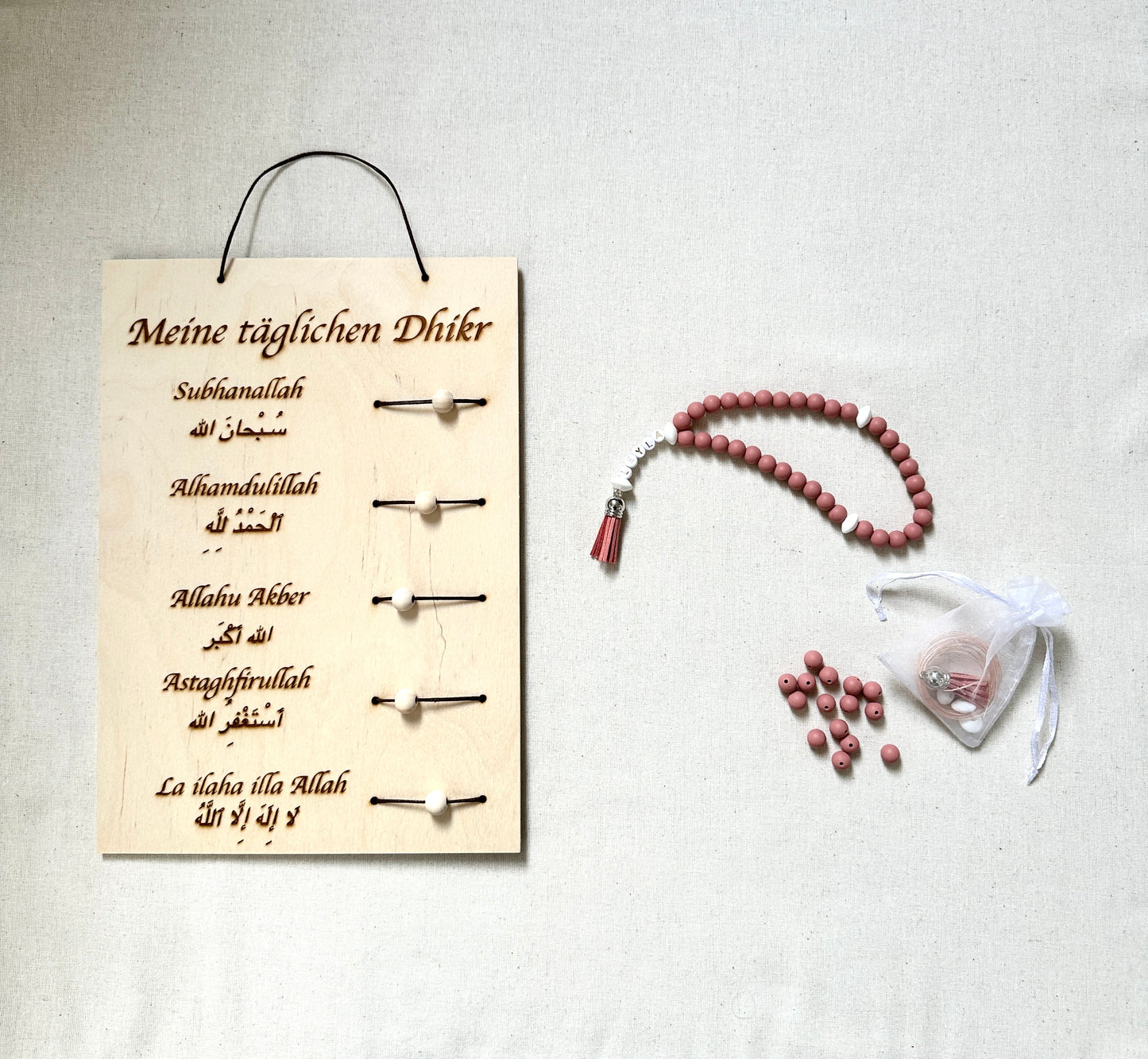 Tägliche Dhikr Set - DIY Tesbih Set & Tägliche Dhikr