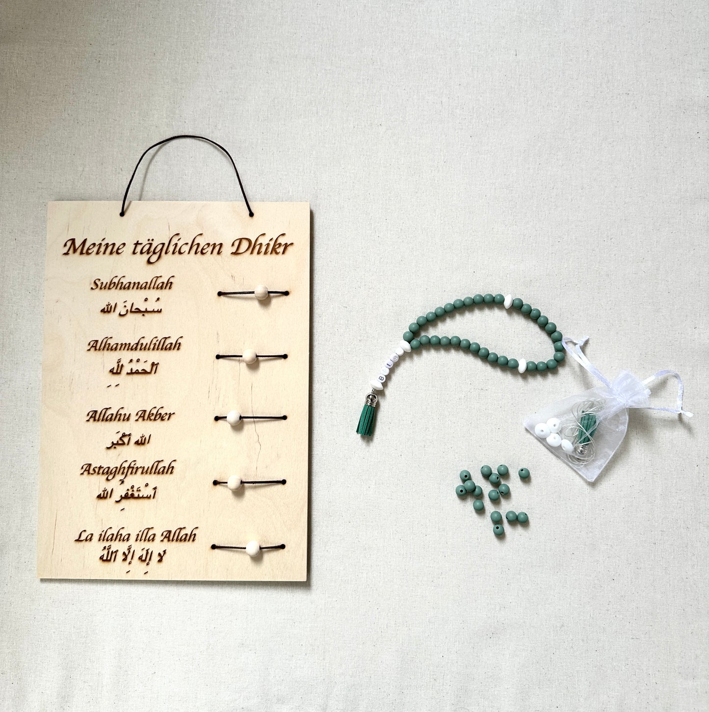Tägliche Dhikr Set - DIY Tesbih Set & Tägliche Dhikr