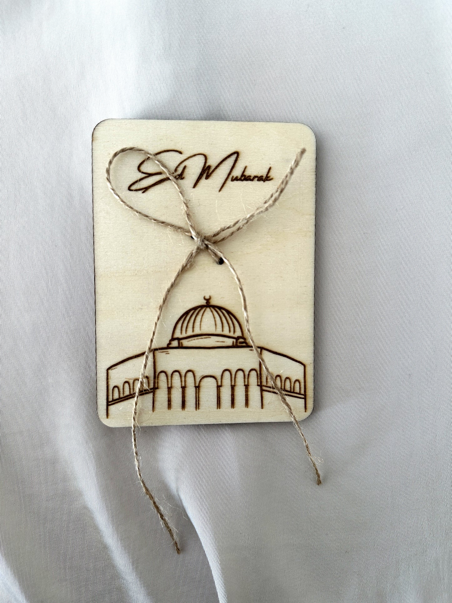 Eid Mubarak Geldgeschenk aus Holz