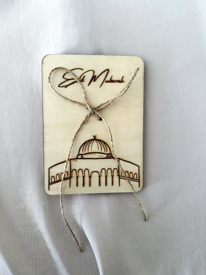 Eid Mubarak Geldgeschenk aus Holz