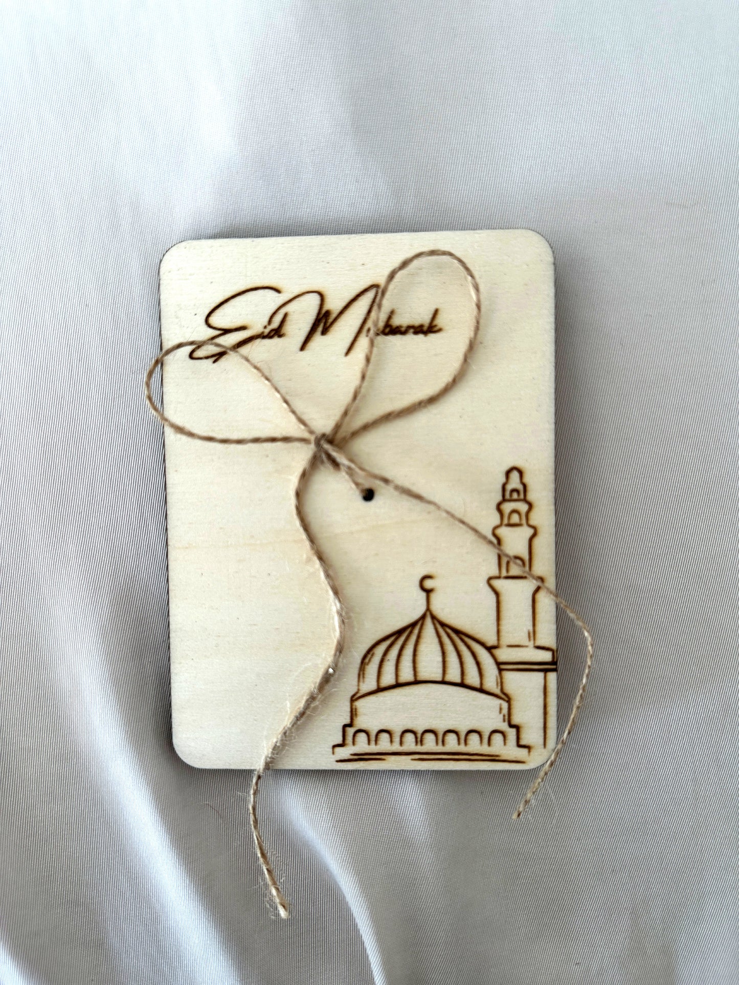 Eid Mubarak Geldgeschenk aus Holz