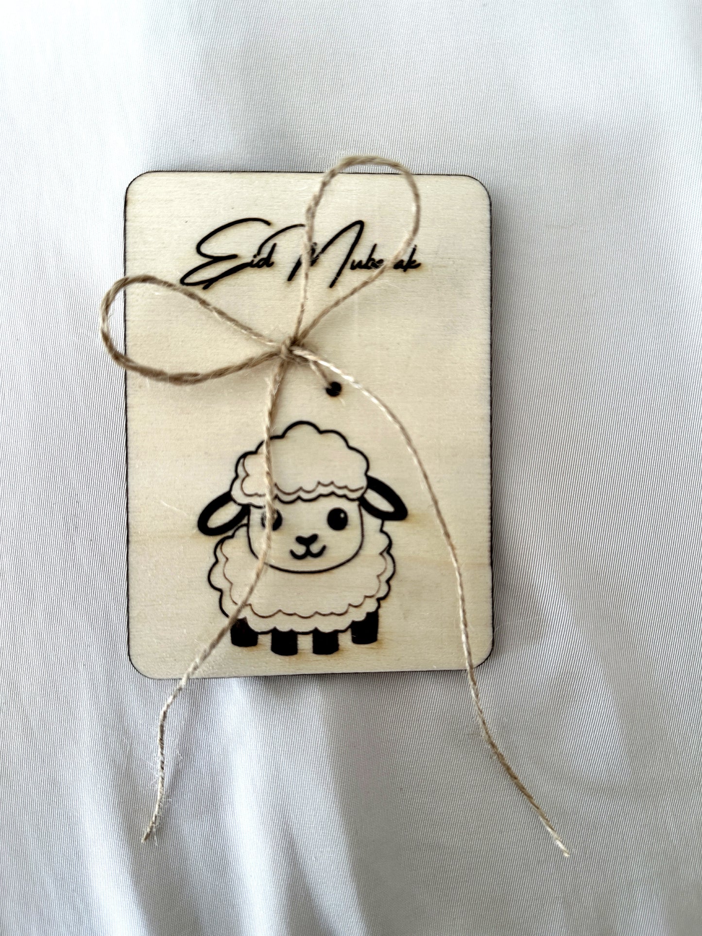 Eid Mubarak Geldgeschenk aus Holz