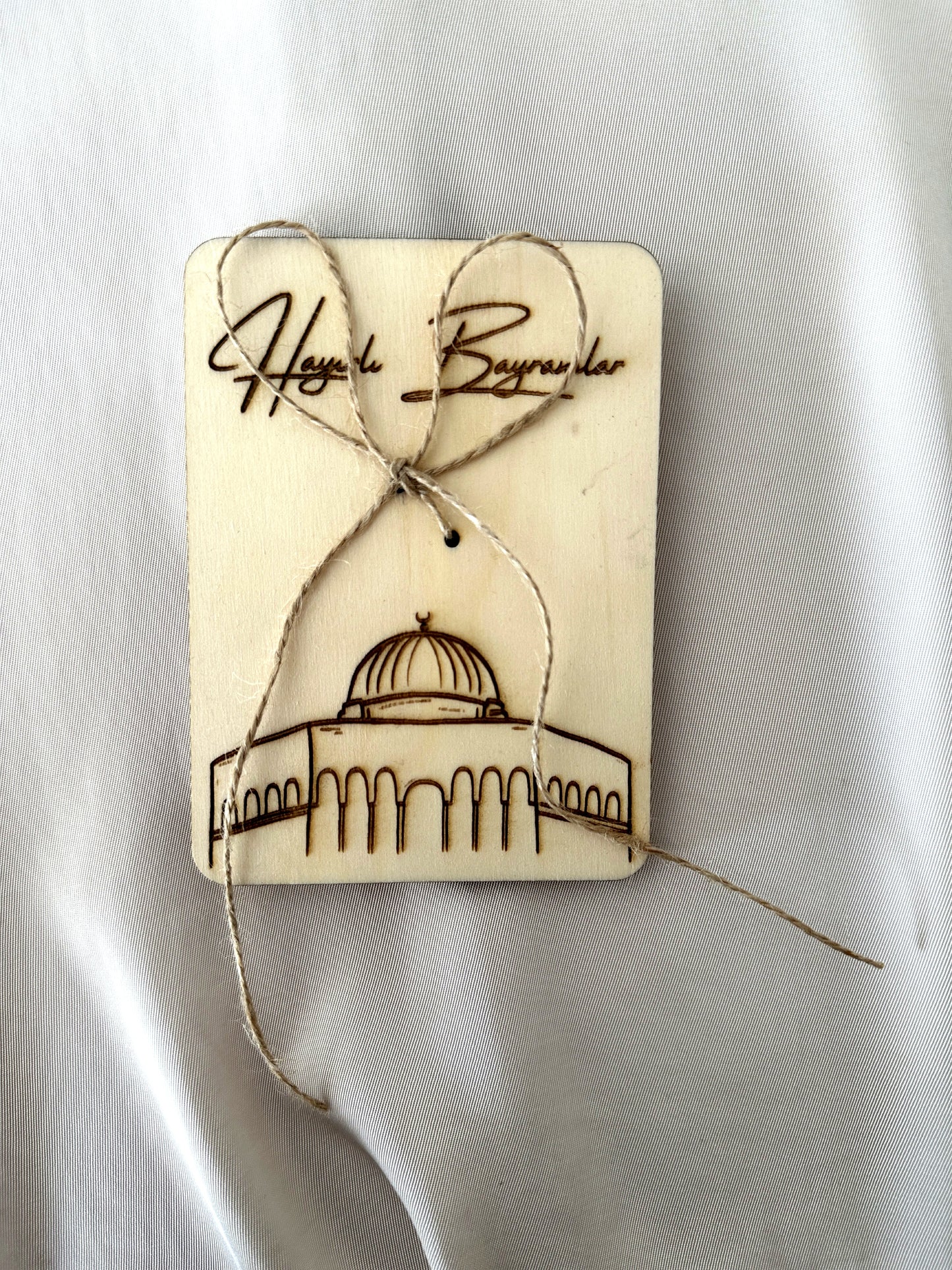 Eid Mubarak Geldgeschenk aus Holz