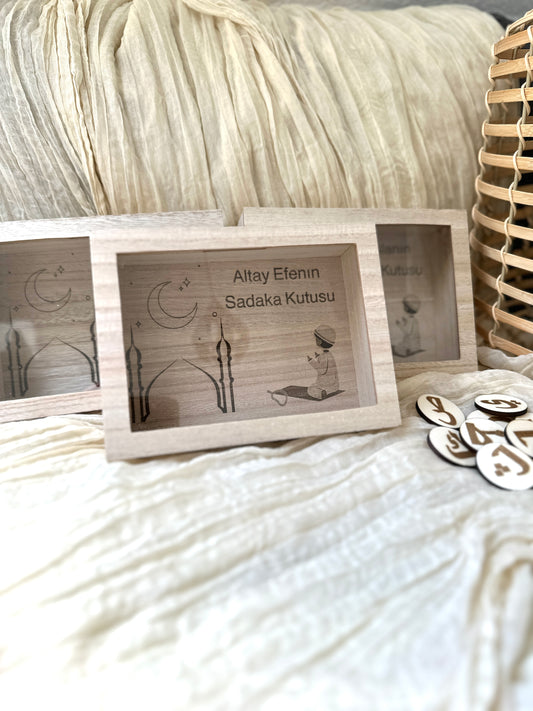 Personalisierte Sadaqa Box für Kinder