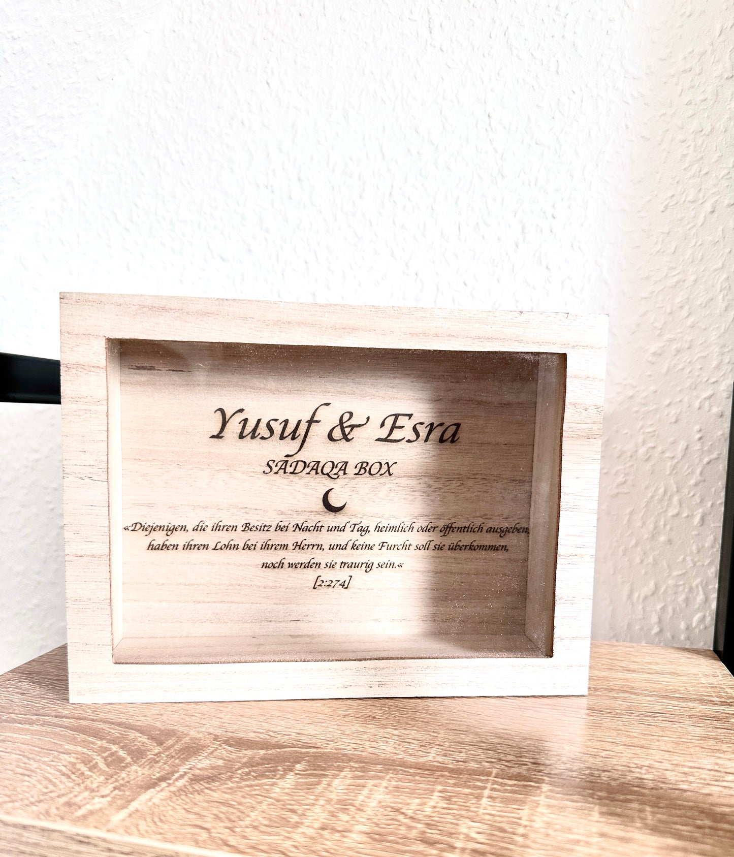 Personalisierte Sadaqa Box
