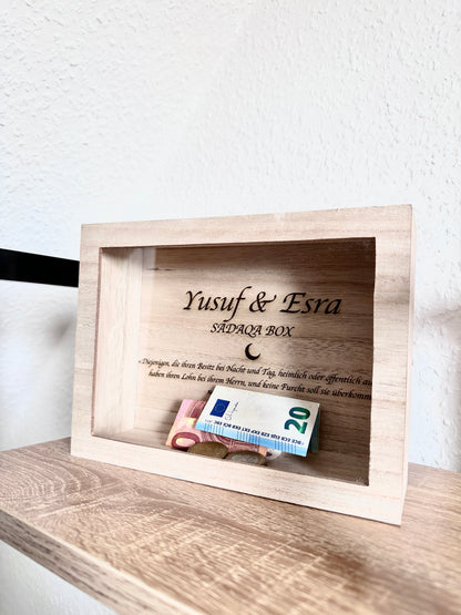 Personalisierte Sadaqa Box