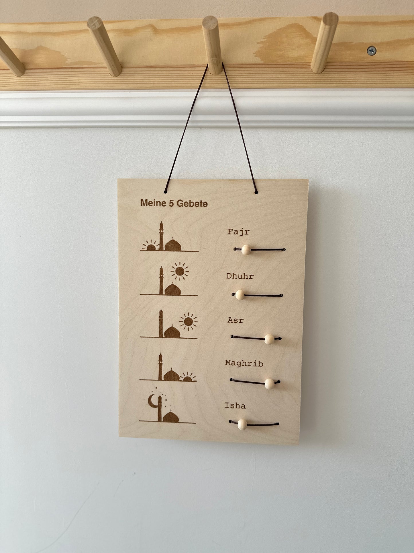 Gebetstracker für Kinder - Spielerische Integration der Fünf täglichen Gebete