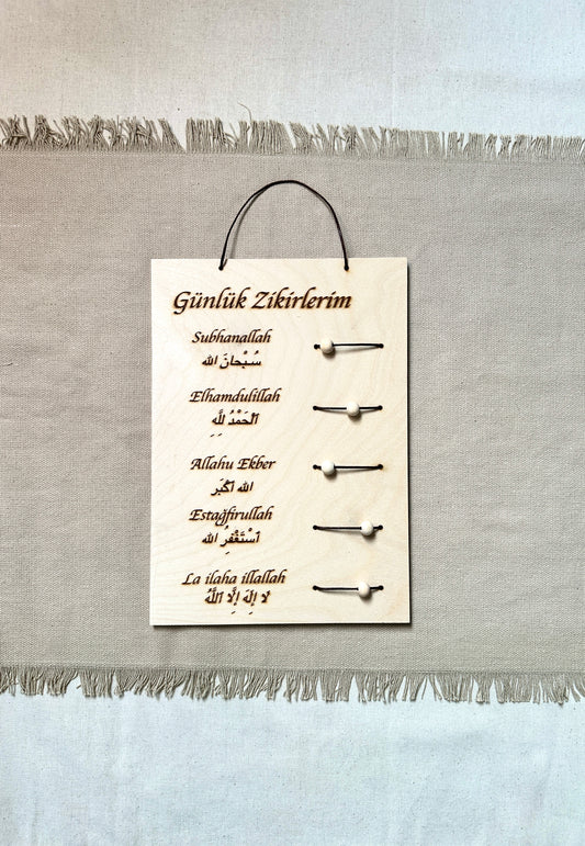 Günlük Zikir Holztafel