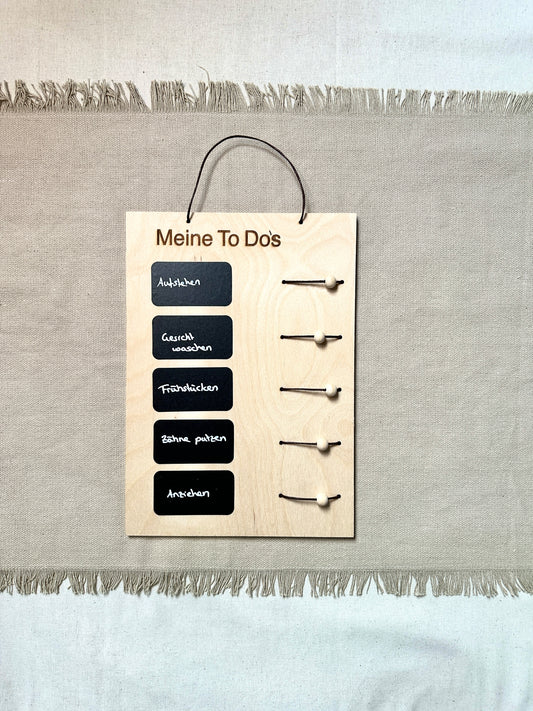 Meine To Do's Holztafel – Praktisch und stilvoll organisiert