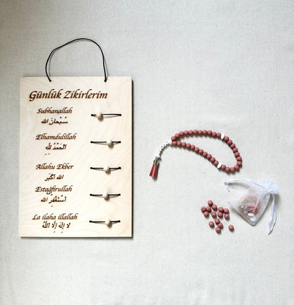 Tägliche Dhikr Set - DIY Tesbih Set & Tägliche Dhikr