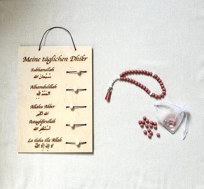 Tägliche Dhikr Set - DIY Tesbih Set & Tägliche Dhikr