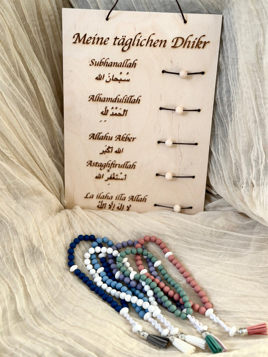 Tägliche Dhikr Set - DIY Tesbih Set & Tägliche Dhikr