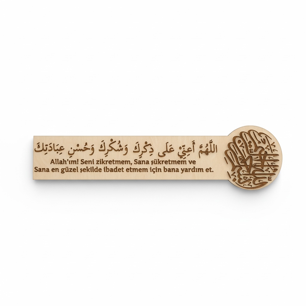 Bismillah Lesezeichen mit Dua
